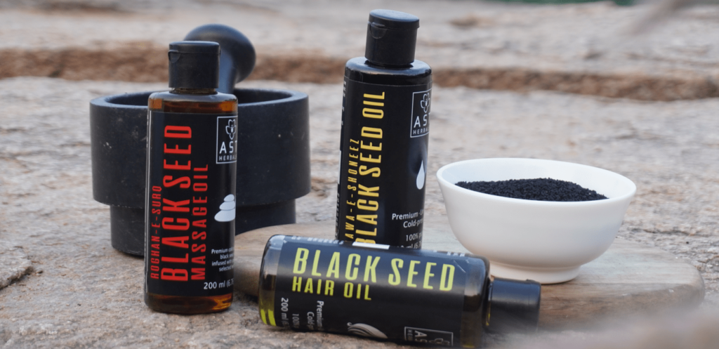 AST Herbal's black seed products - kalonji oil - black seed oil.