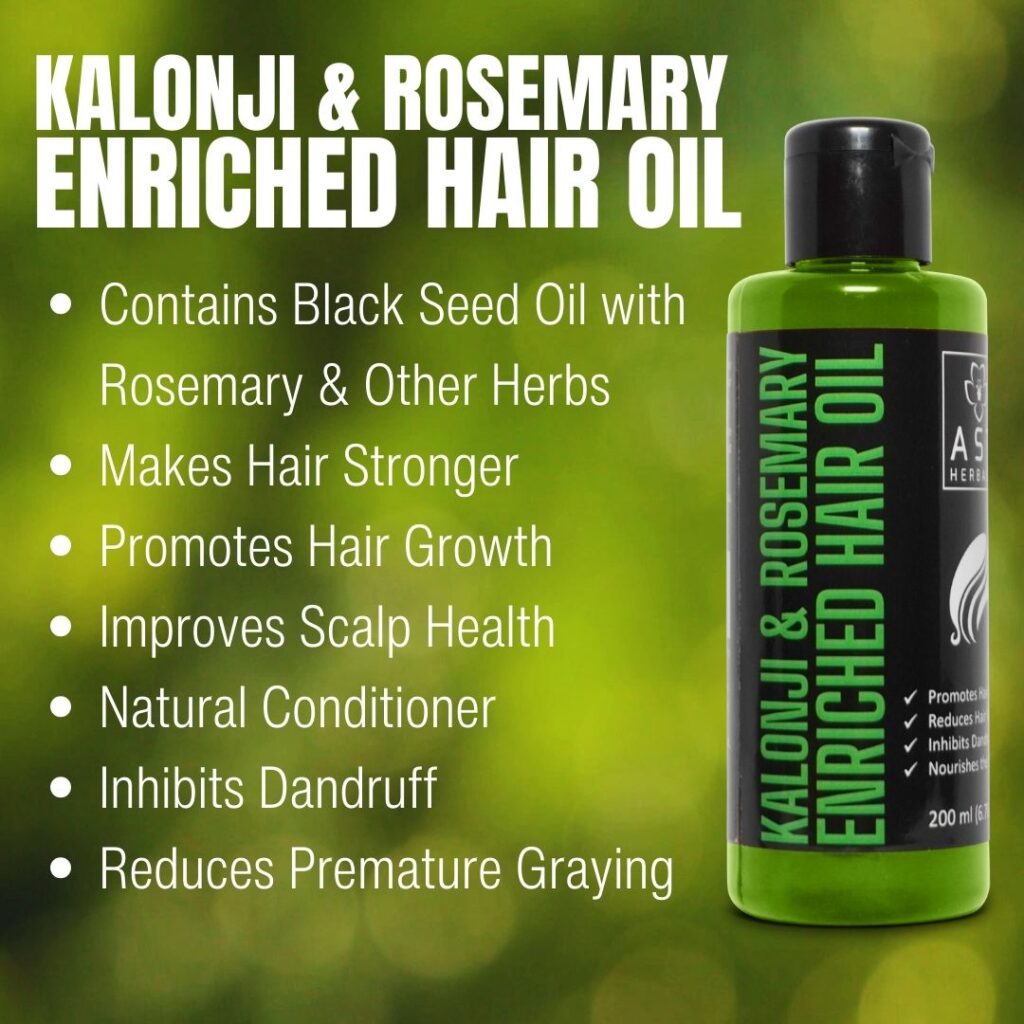 KALONJI AND ROSEMARY HAIR OIL