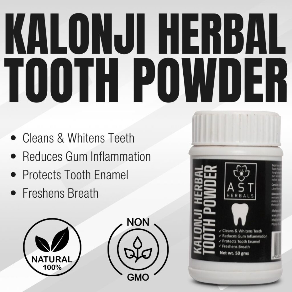 kalonji herbal tooth powder